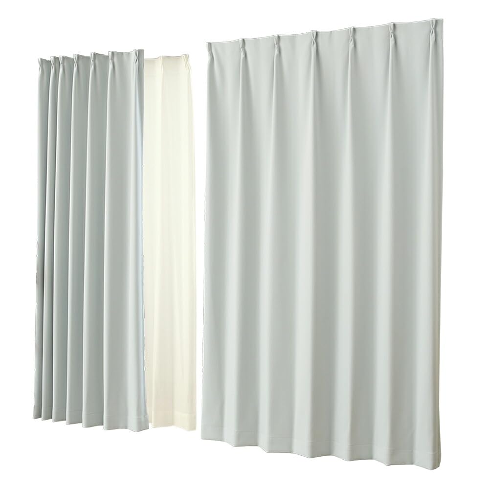 Amazon｜カーテン天国 カーテン 4枚組セット 1級遮光 断熱 「テック